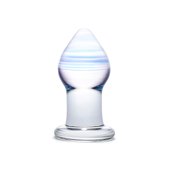 Illustrasjon Amethyst Rain Glass Butt Plug